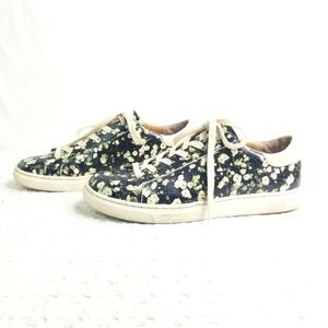 Lucky Brand Women's Lotus Floral Lace Up Leather Upper  Sneaker Shoes Size 8.5
